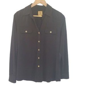 KASPER |  Button Down Dress Blouse